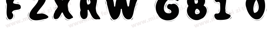 FZXRW GB1 0字体转换